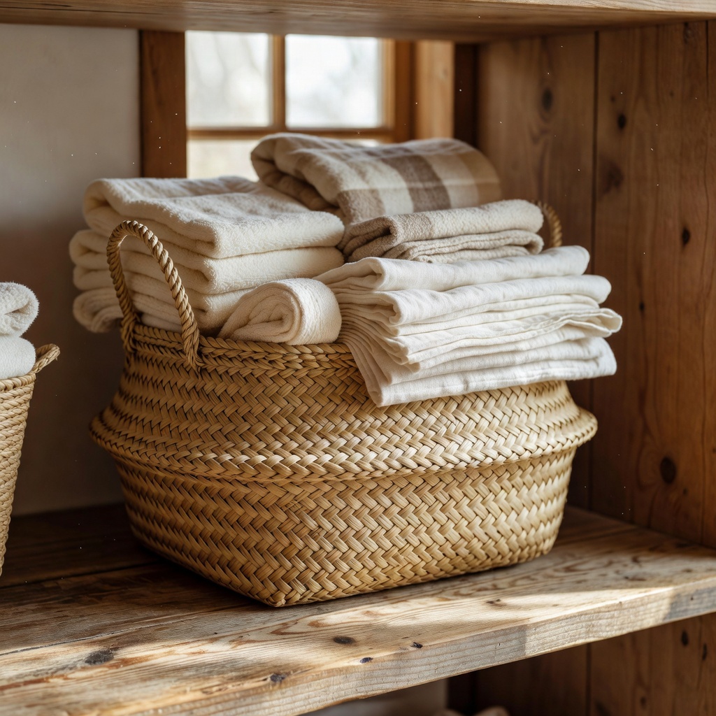 Cesta de Fibra Natural